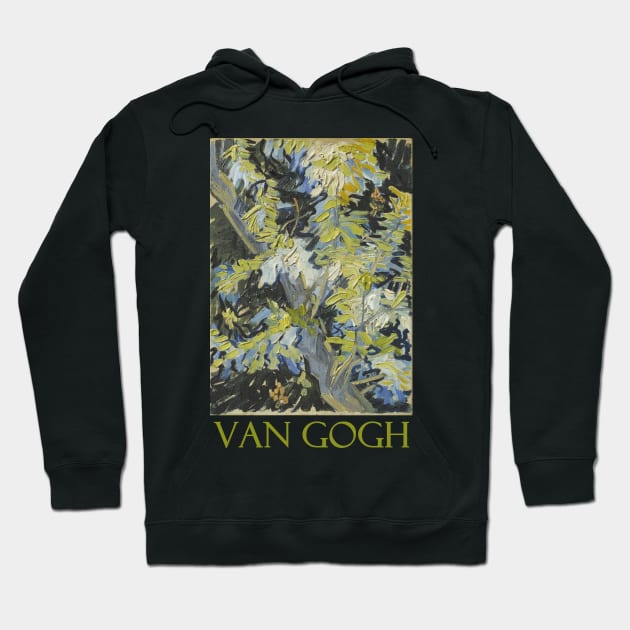 Branches of Flowering Acacia by Vincent van Gogh Hoodie by Naves